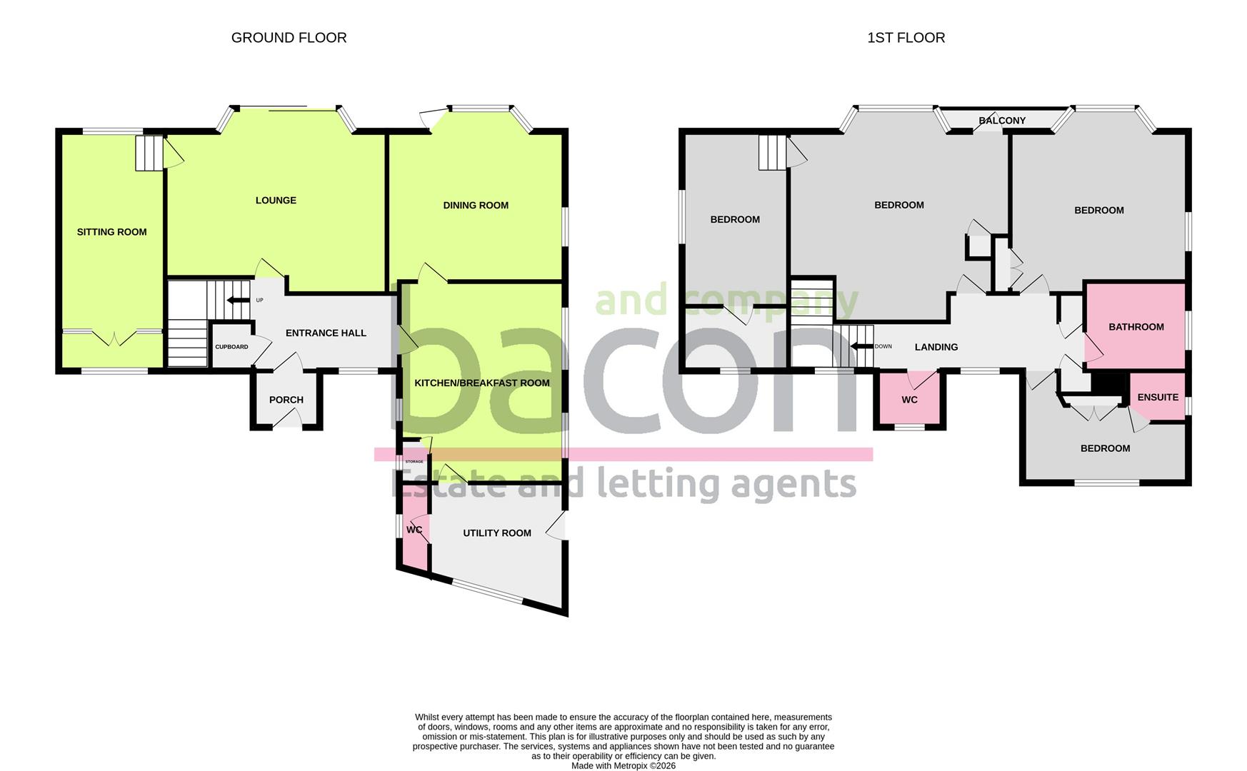 Floor Plan | House - Detached | The Sheerings, Honeysuckle lane, Worthing | Sold - Subject to Contract